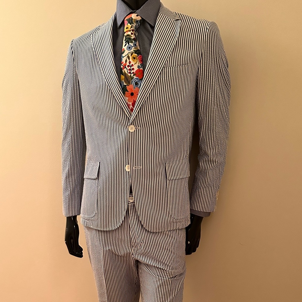 JCP Seersucker Suit